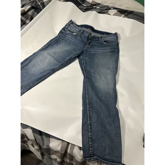 womens silver jeans Size 18/L29 Blue Jeans - Picture 10 of 14
